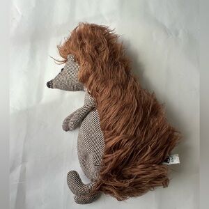Jellycat Brown Faux Fur & Herringbone Hedgehog Plush